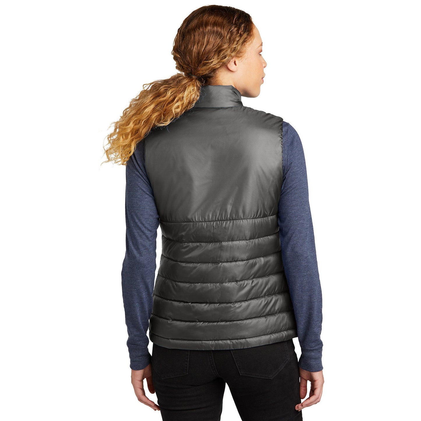 Deep Black Vests - Eddie Bauer - Warm Quilted Design