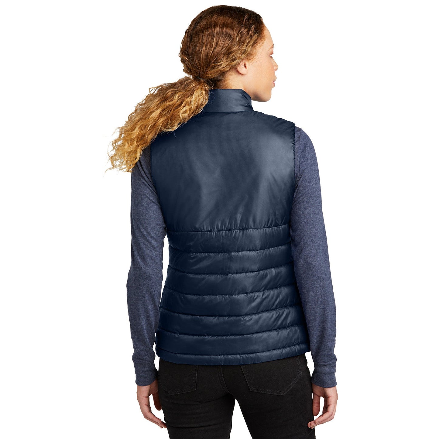 Deep Black Vests - Eddie Bauer - Warm Quilted Design
