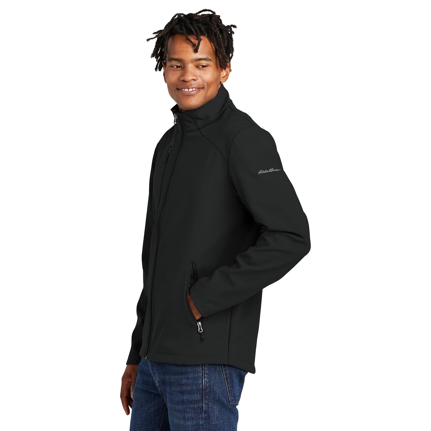 Deep Black Jackets - Eddie Bauer - Stretch Soft Shell