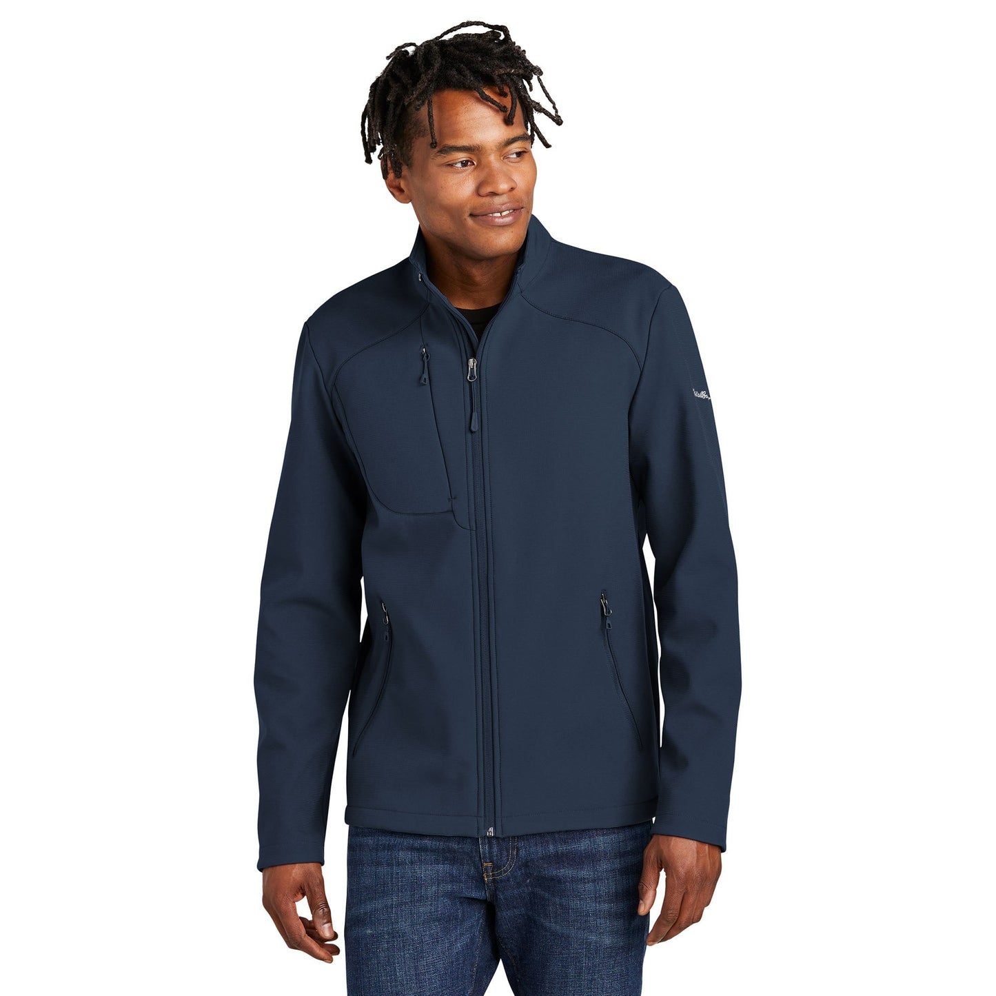 Deep Black Jackets - Eddie Bauer - Stretch Soft Shell