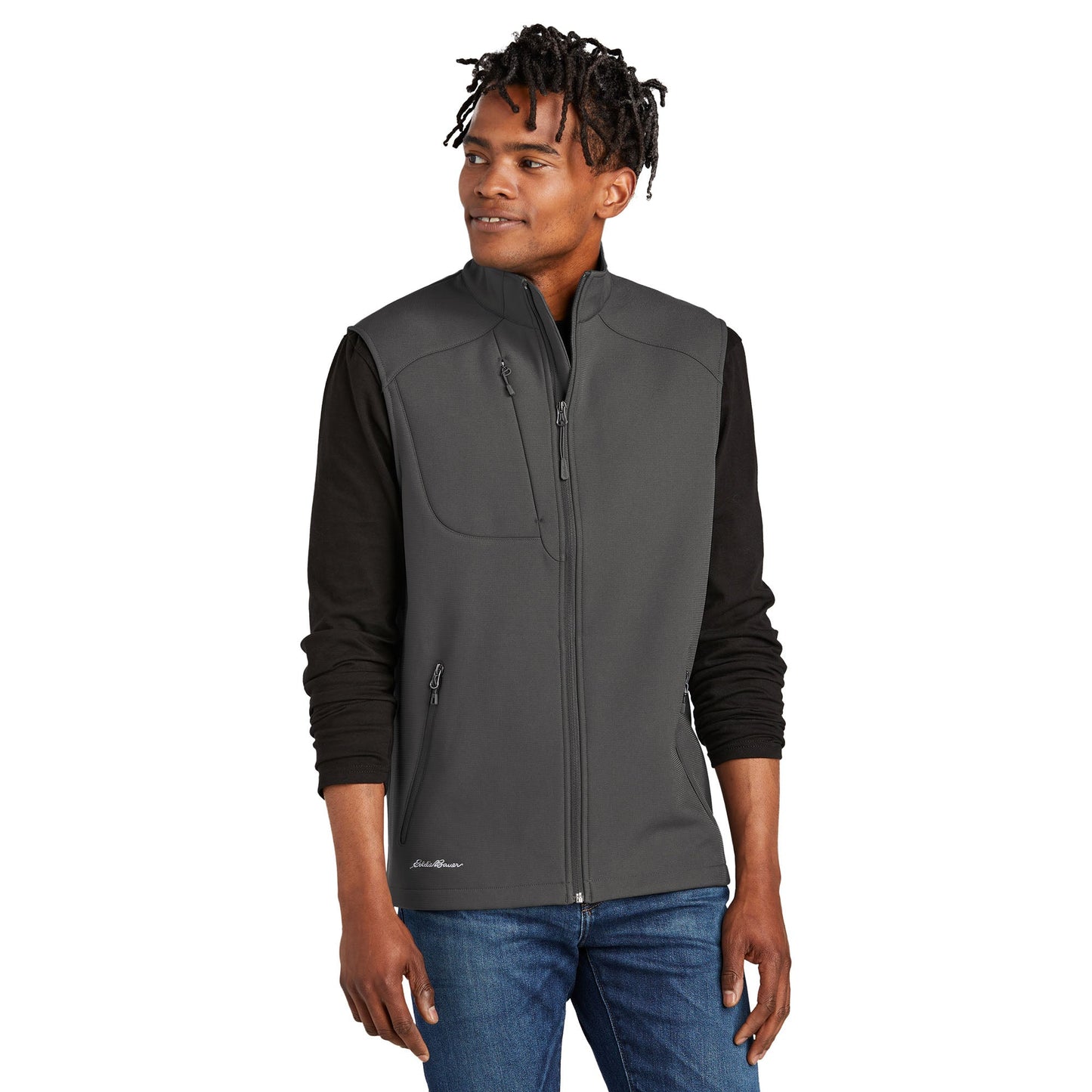 Deep Black Vests - Eddie Bauer - Stretch Soft Shell