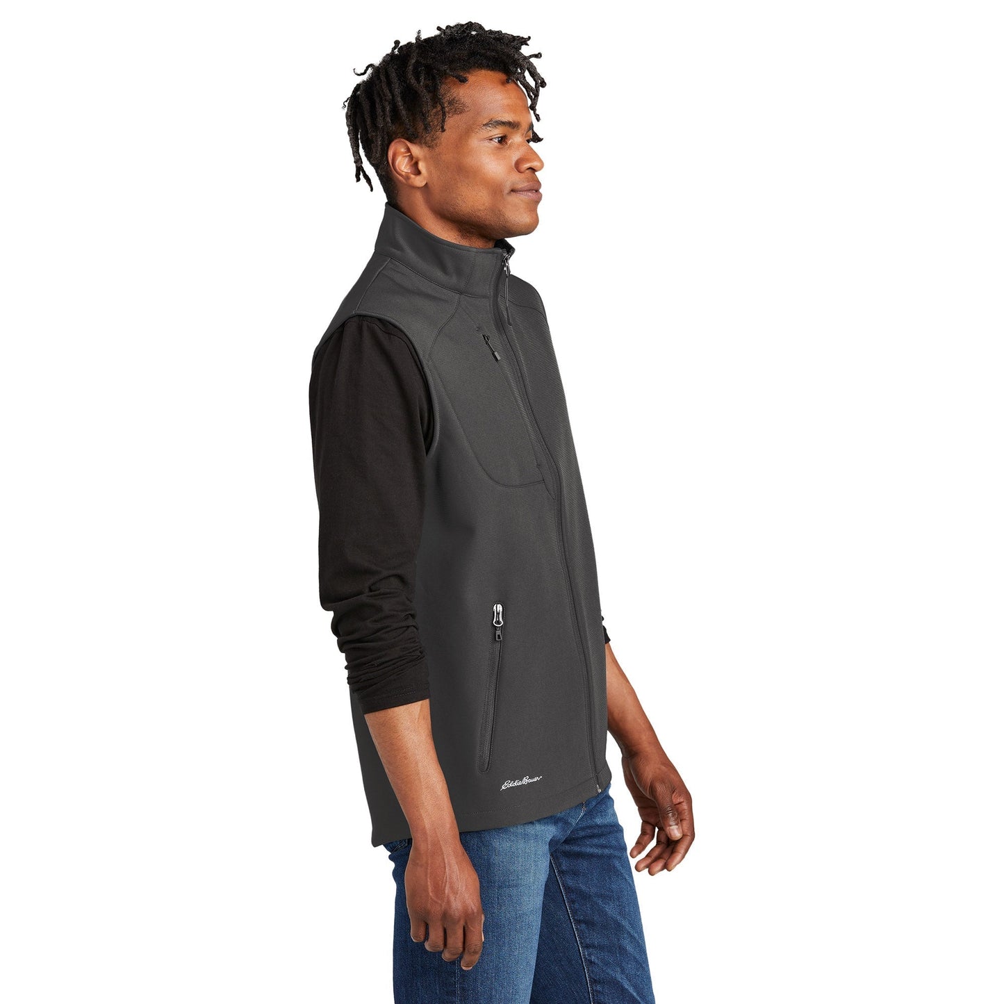 Deep Black Vests - Eddie Bauer - Stretch Soft Shell
