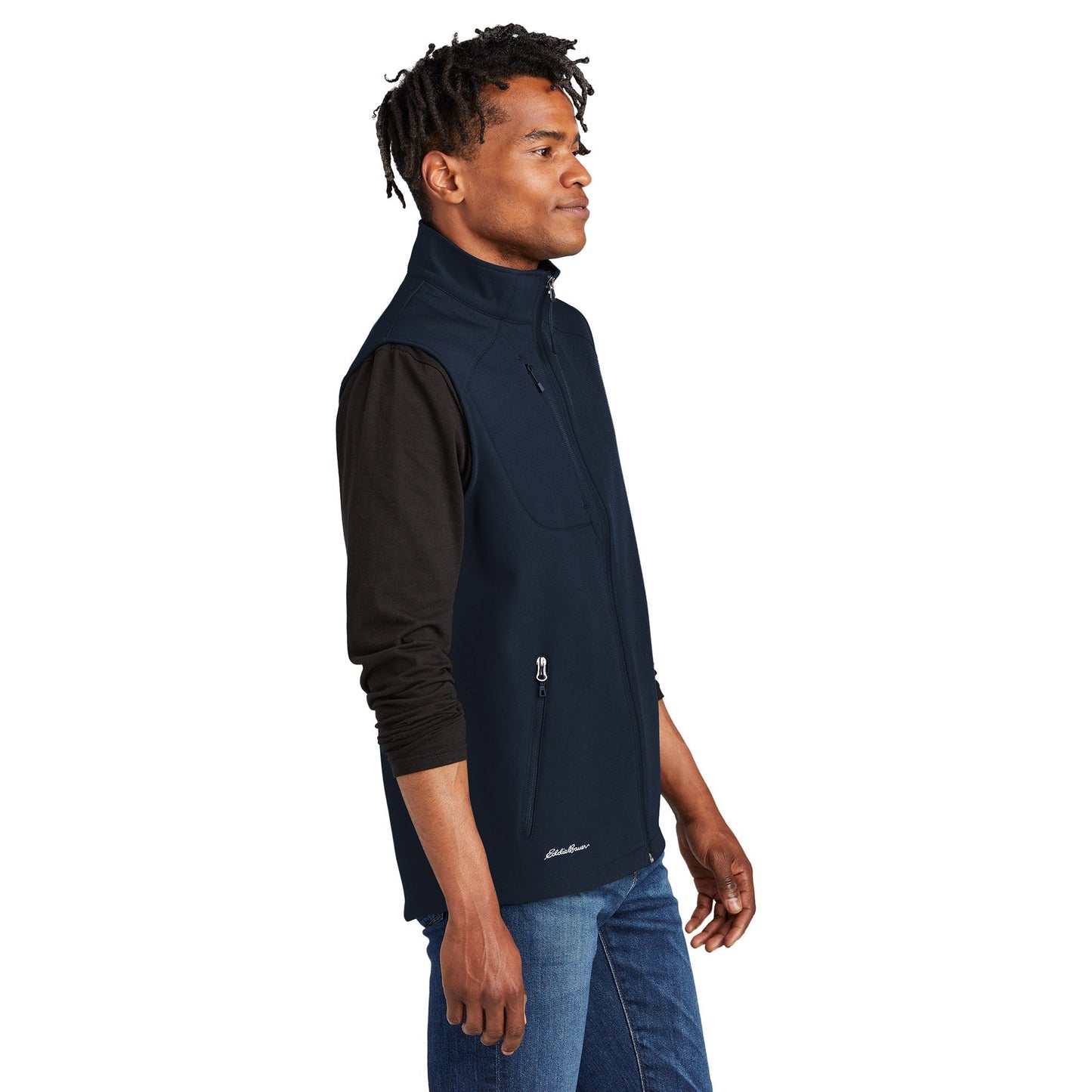 Deep Black Vests - Eddie Bauer - Stretch Soft Shell