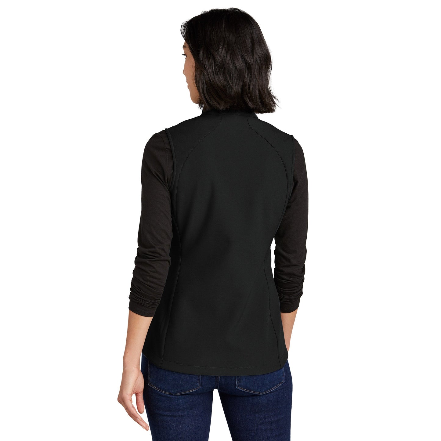 Deep Black Vests - Eddie Bauer - Stretch Soft Shell