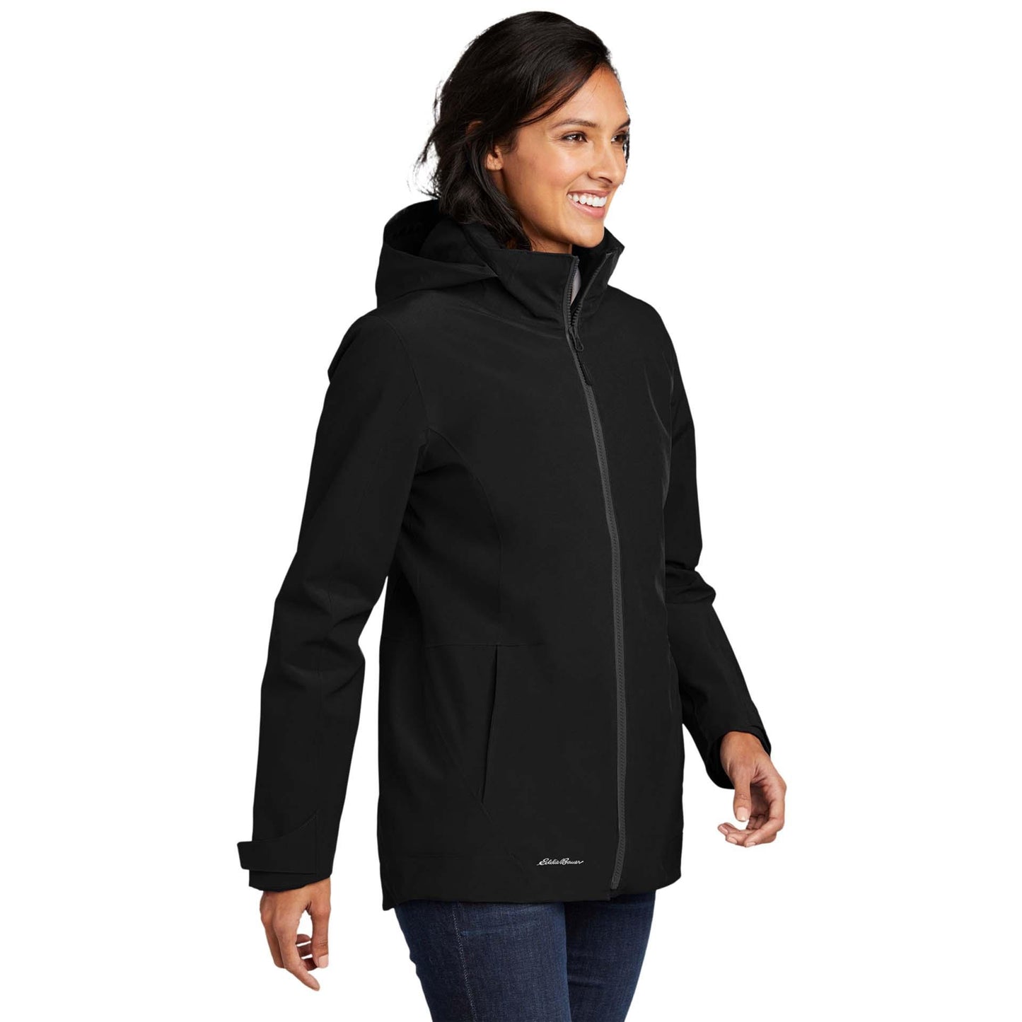 Black/Storm Grey Jacket - Eddie Bauer - Weather Resistant