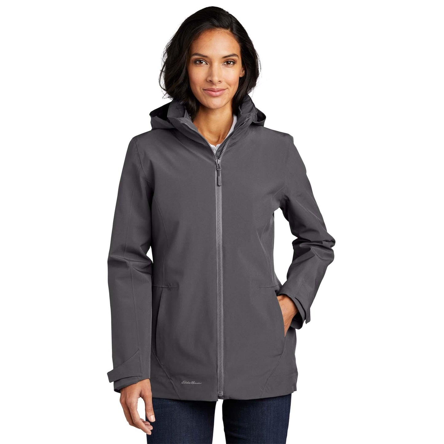 Black/Storm Grey Jacket - Eddie Bauer - Weather Resistant