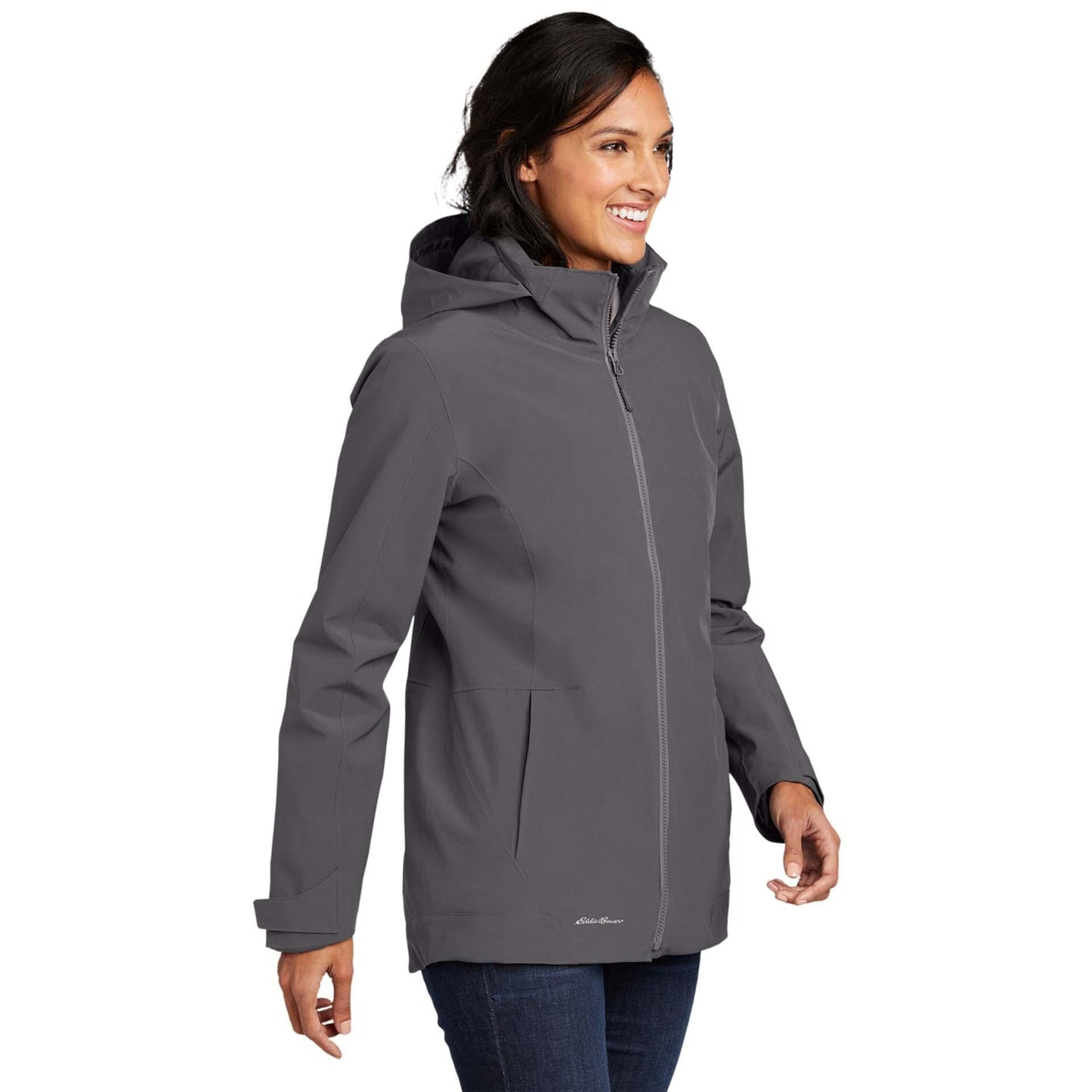 Black/Storm Grey Jacket - Eddie Bauer - Weather Resistant