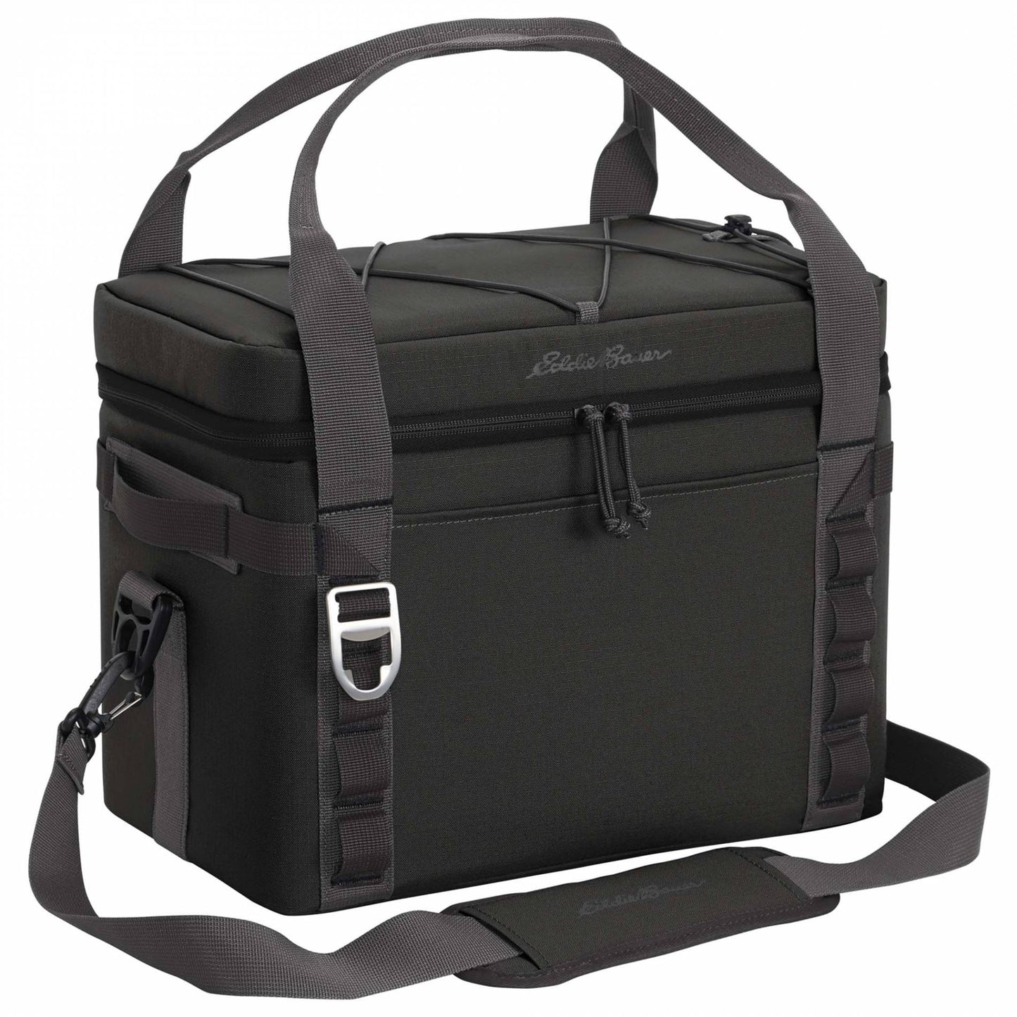 Black/Steel Grey Cooler Bags - Eddie Bauer - Insulated Design