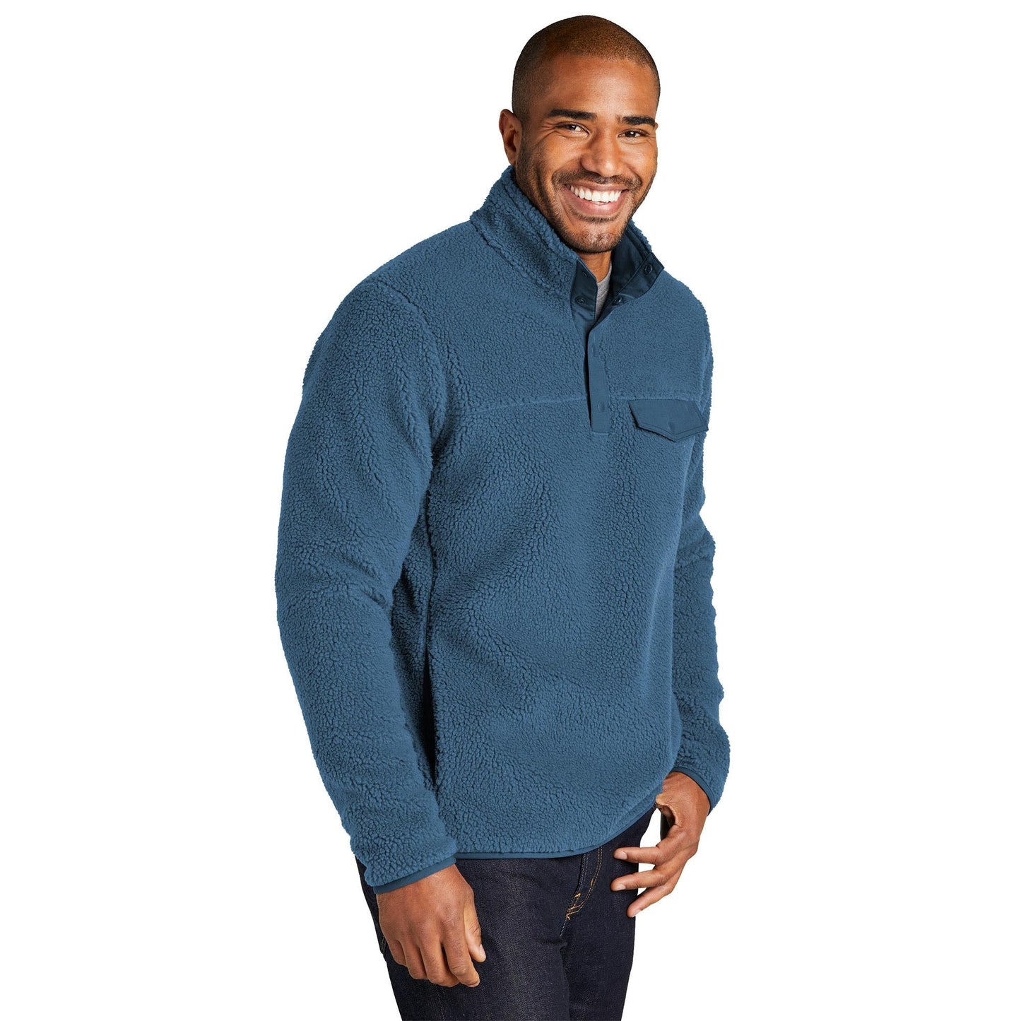 Deep Black Sweatshirt - Port Authority - Warm Fleece