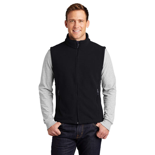 Black Fleece Vest - Port Authority - Ultra-Soft Comfort