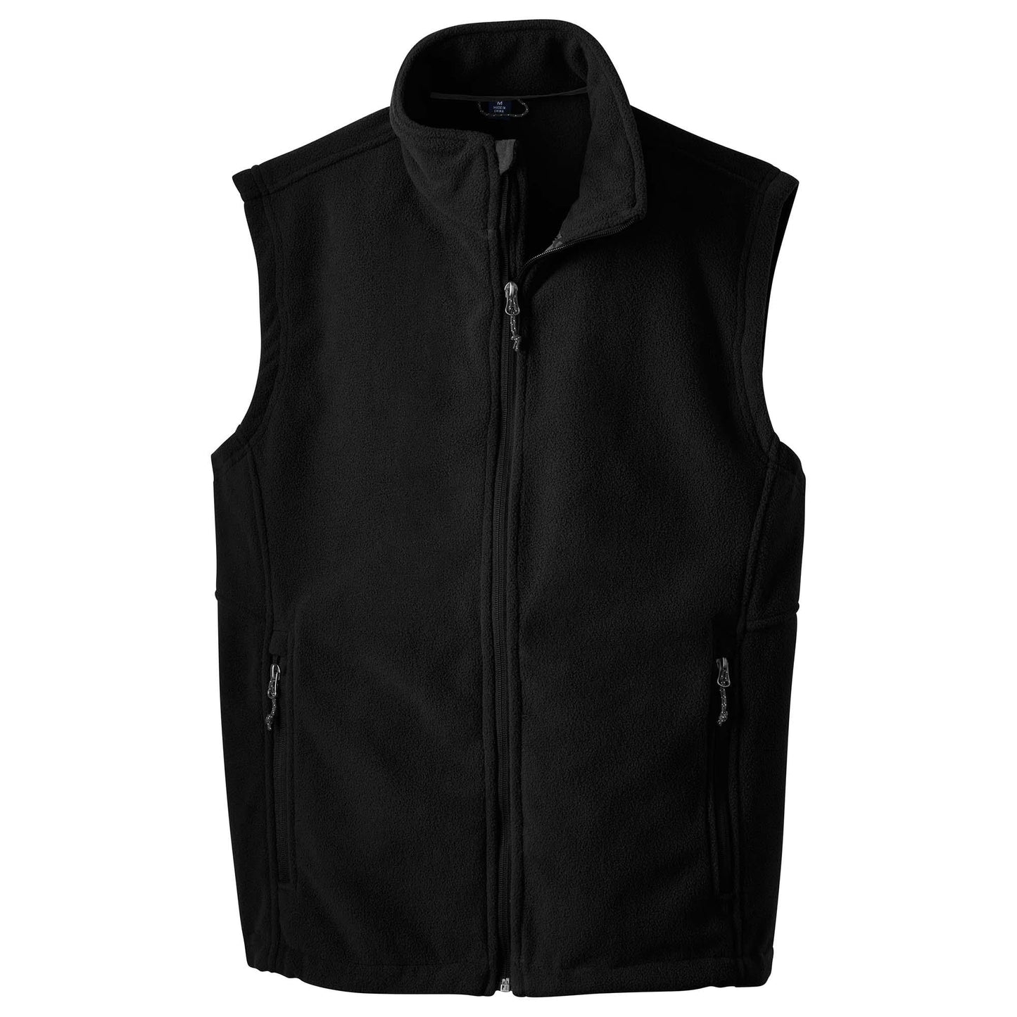 Black Fleece Vest - Port Authority - Ultra-Soft Comfort