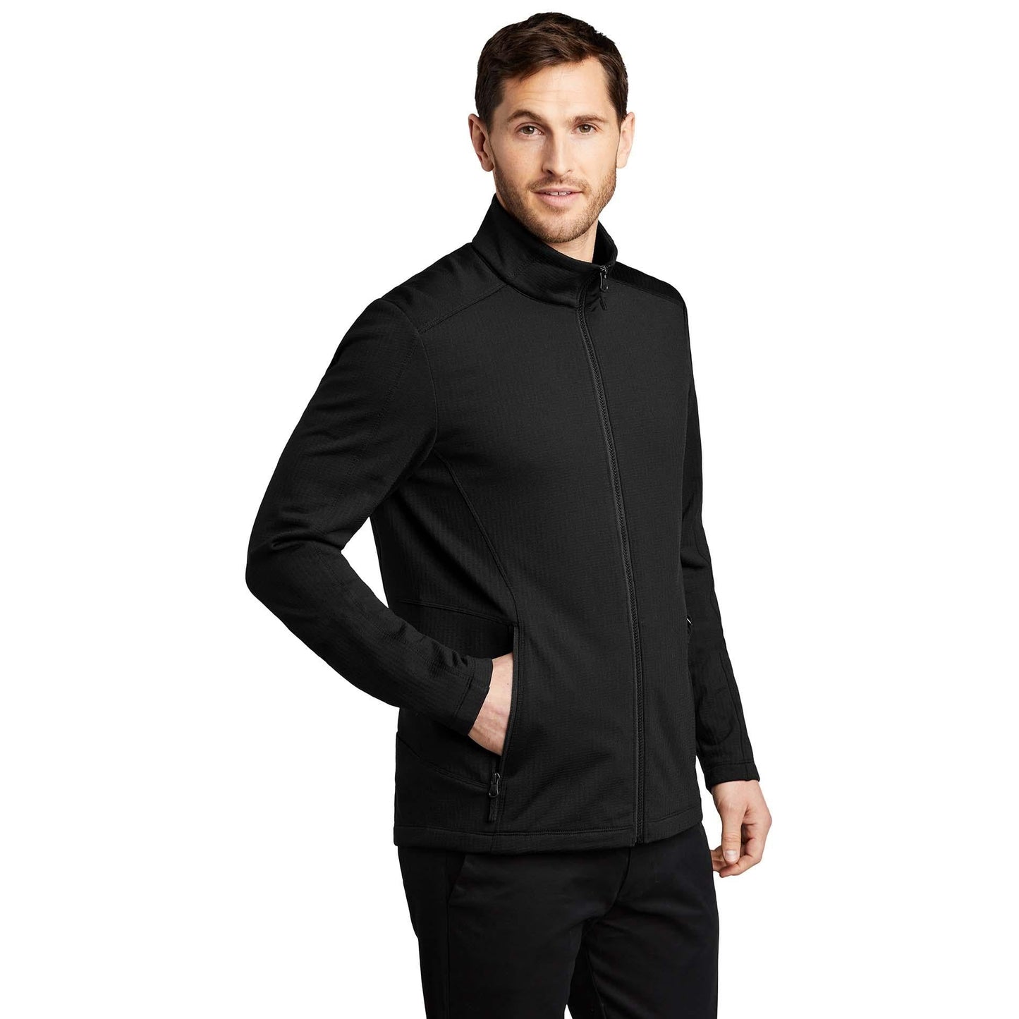 Deep Black Jacket - Port Authority - Stylish Fleece
