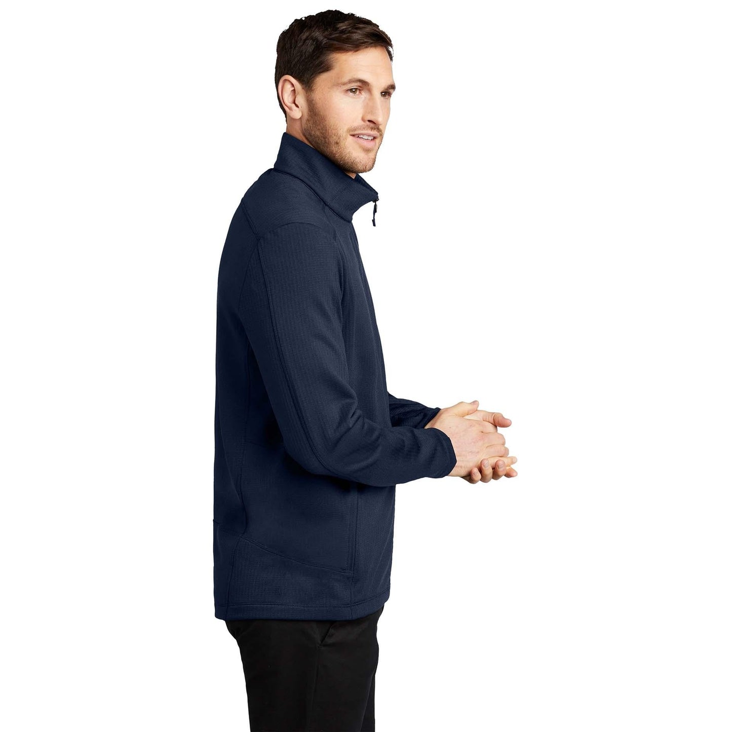 Deep Black Jacket - Port Authority - Stylish Fleece