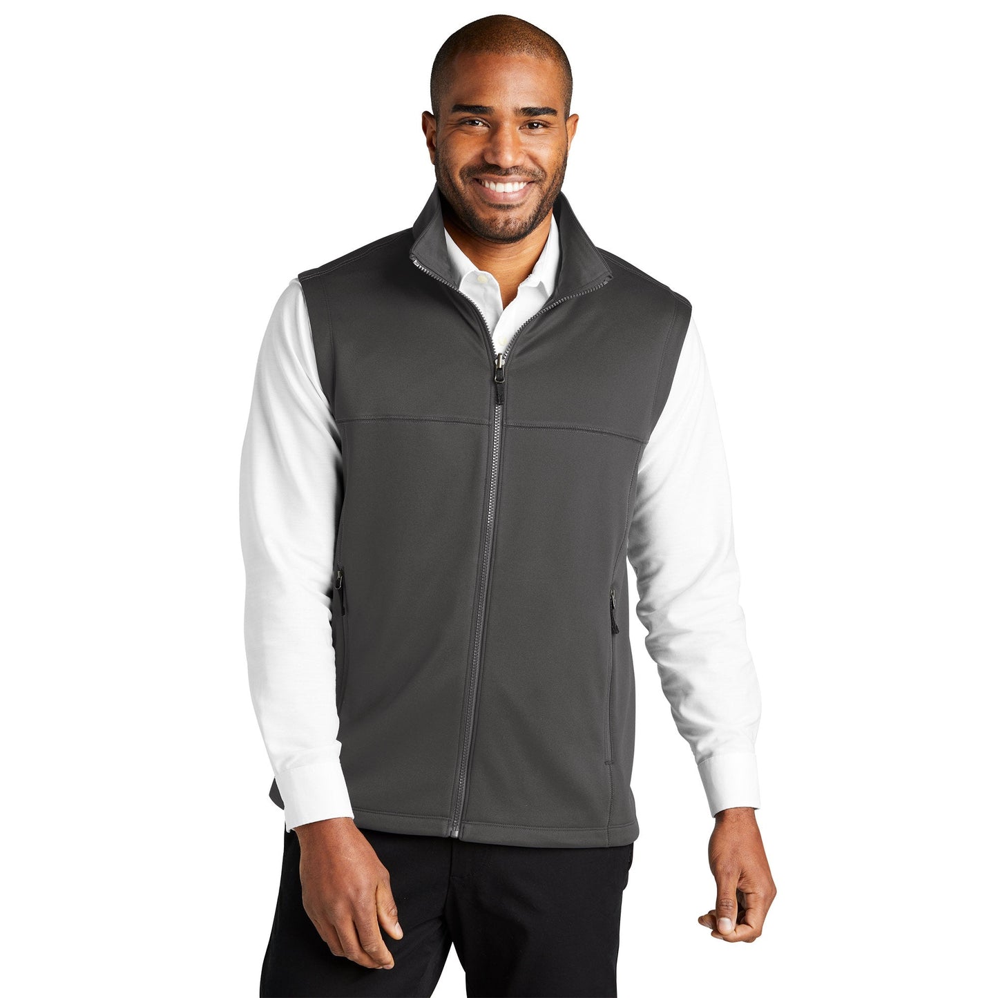 Deep Black Vests - Port Authority - Cozy Fleece