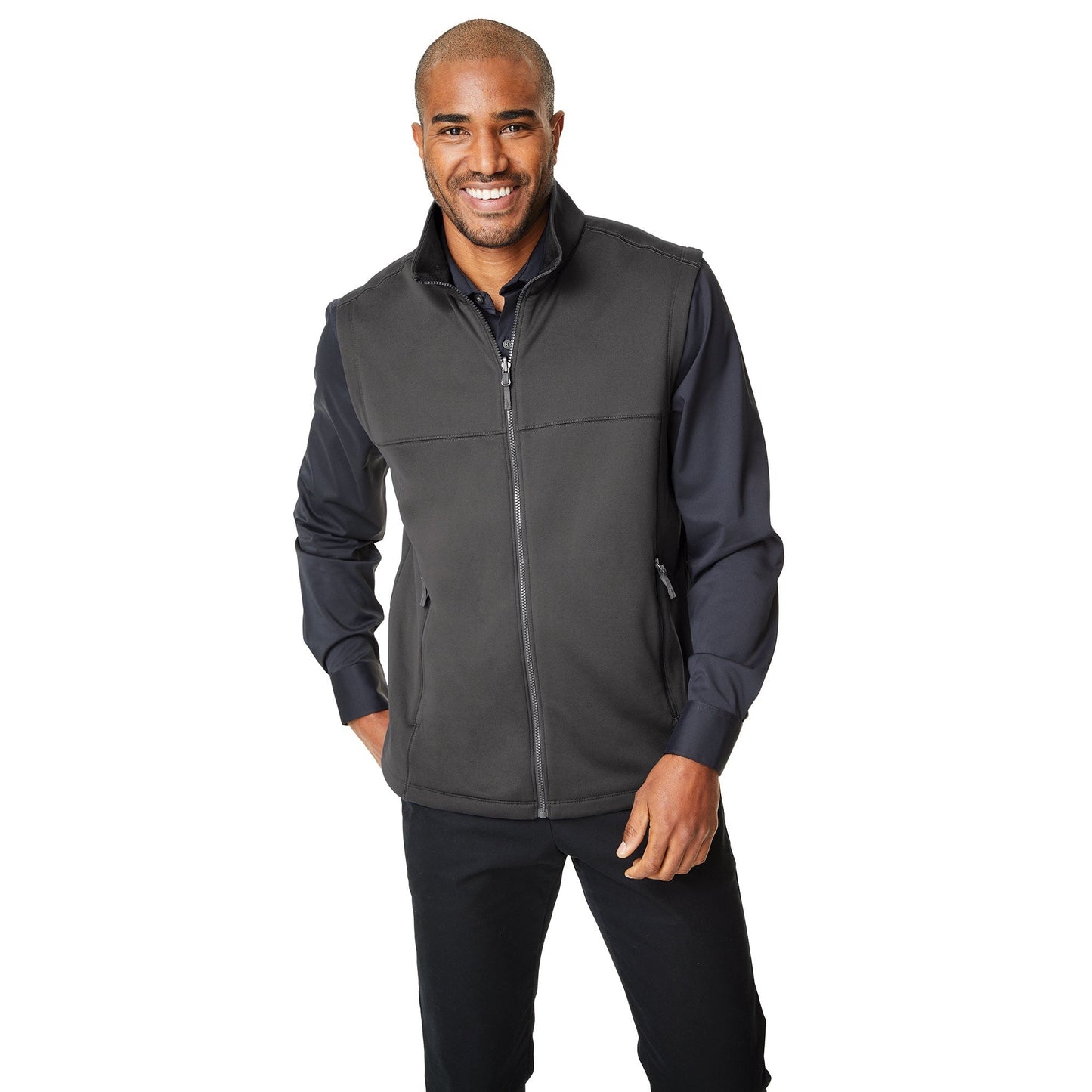 Deep Black Vests - Port Authority - Cozy Fleece