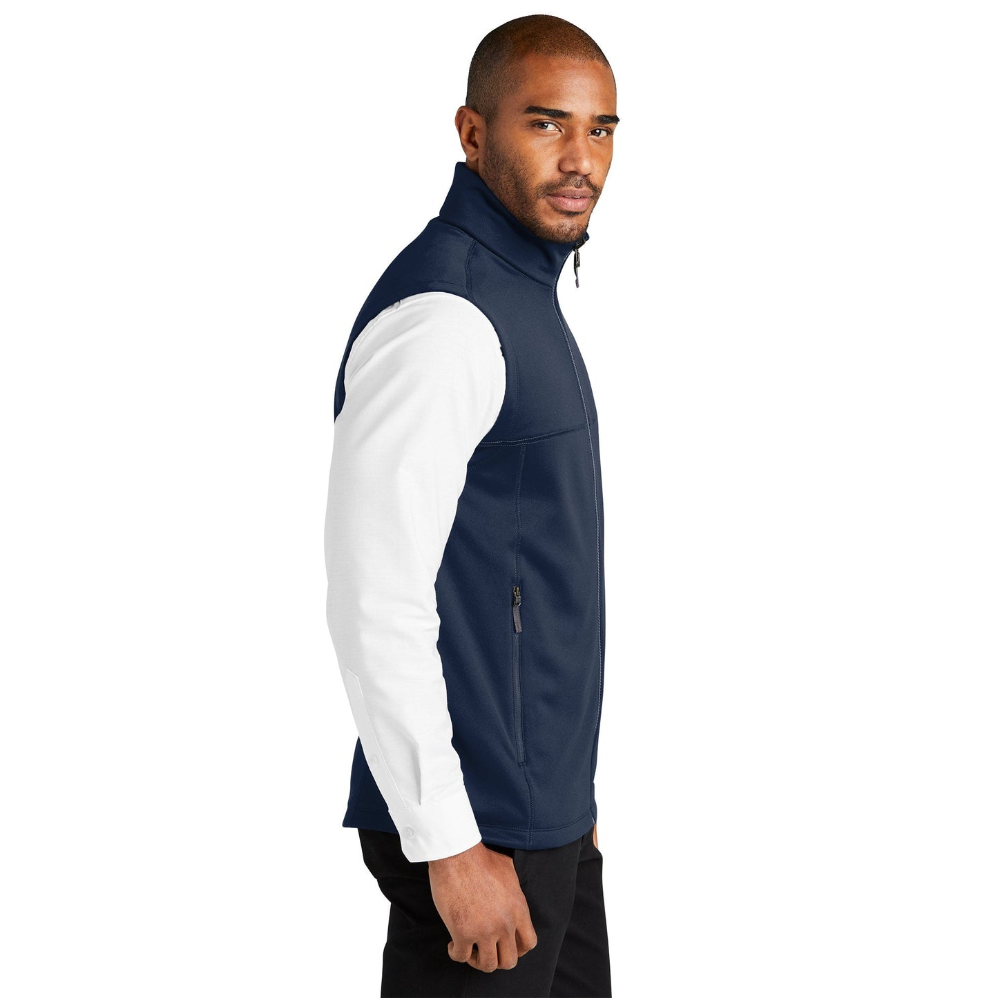 Deep Black Vests - Port Authority - Cozy Fleece