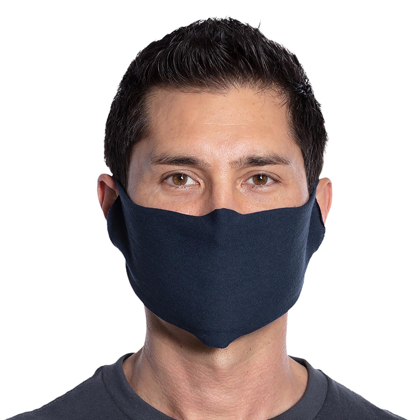 Black Face Masks - Port & Company - Soft Cotton Blend