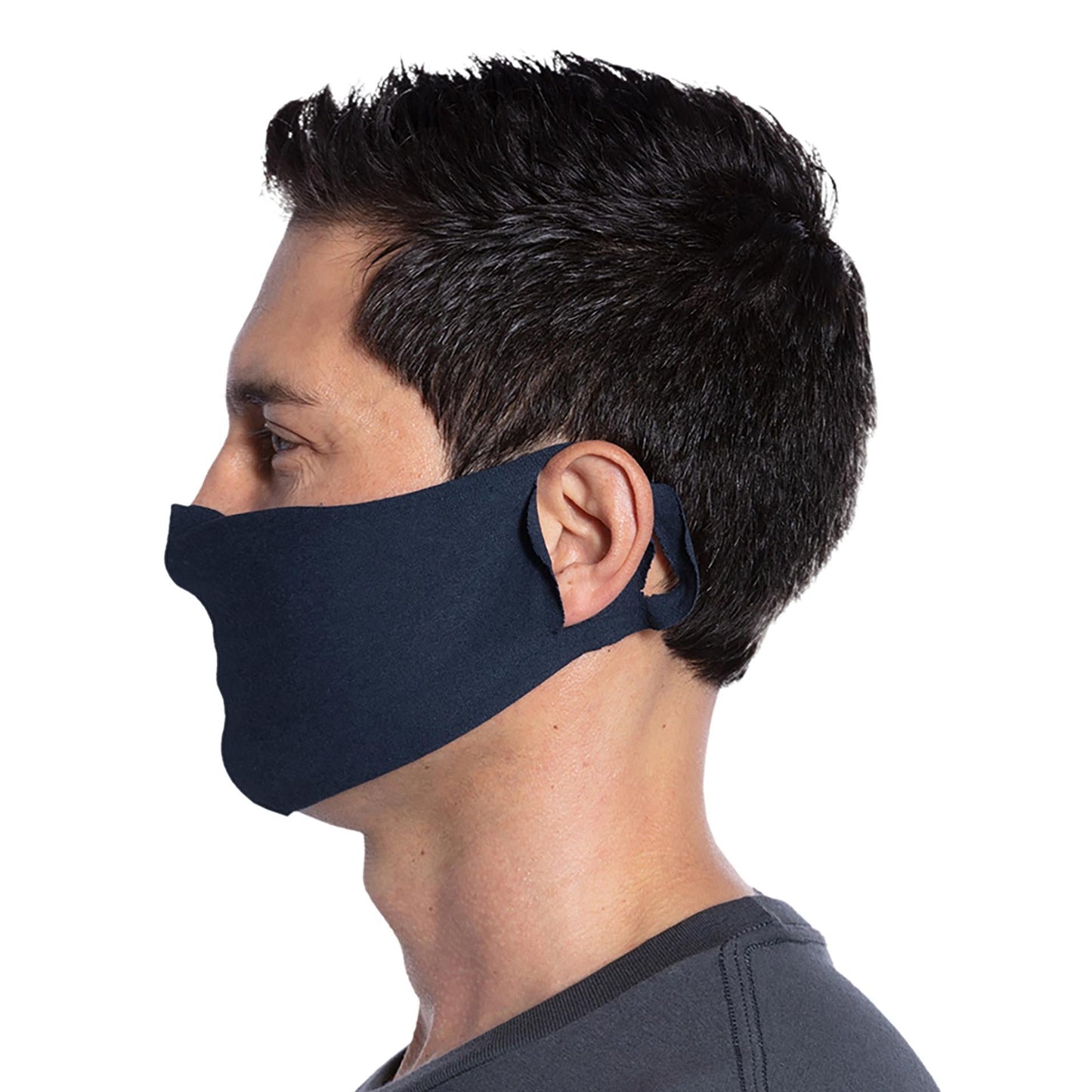 Black Face Masks - Port & Company - Soft Cotton Blend