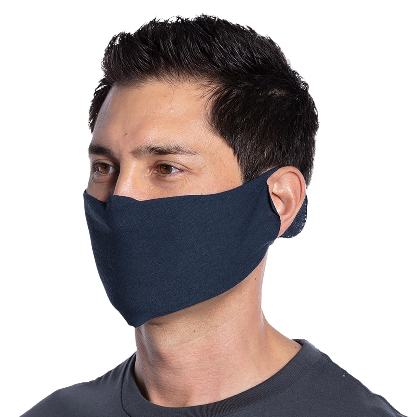 Black Face Masks - Port & Company - Soft Cotton Blend