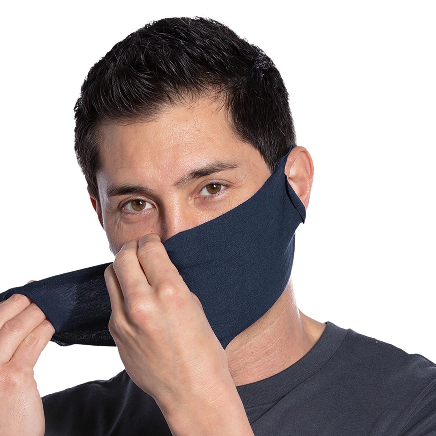 Black Face Masks - Port & Company - Soft Cotton Blend