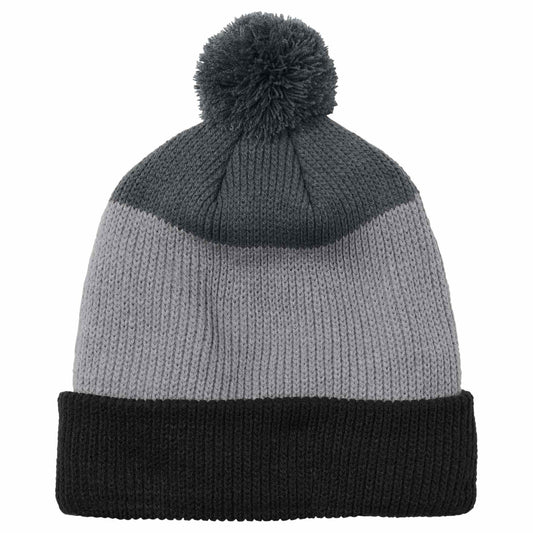 Deep Black/Gusty Grey/Storm Grey Beanies - Port Authority - Cozy