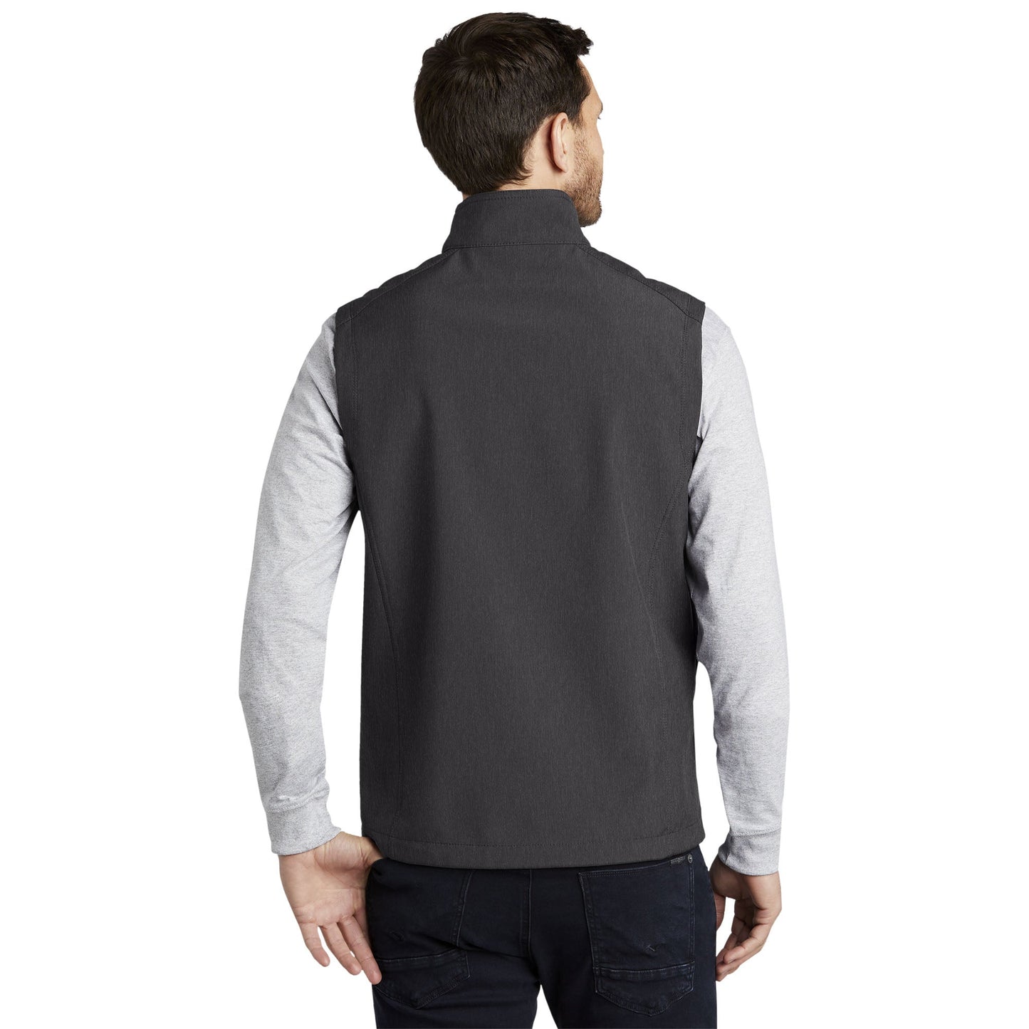 Battleship Grey Vests - Port Authority - Stylish Shell Design