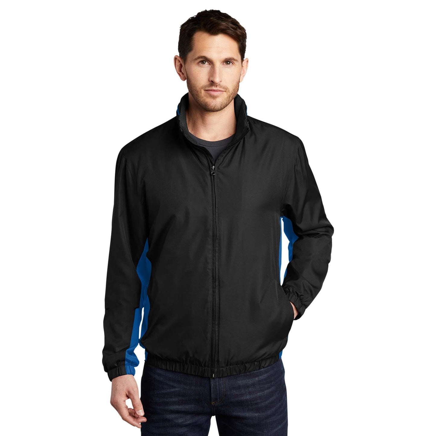 Black/Imperial Blue Jacket - Port Authority - Versatile Style