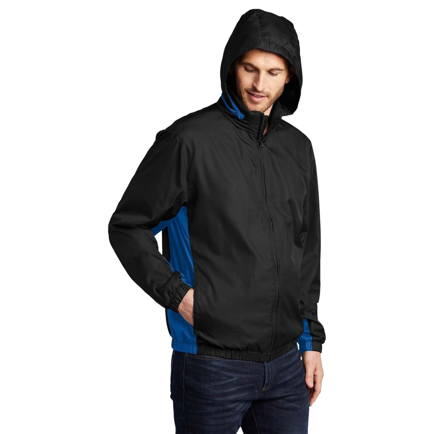 Black/Imperial Blue Jacket - Port Authority - Versatile Style