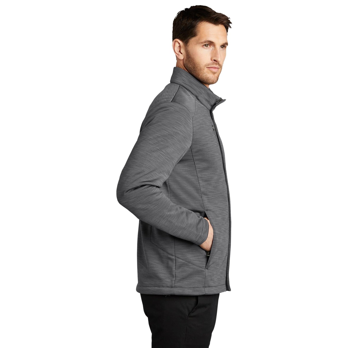 Dress Blue Navy Heather Jacket - Port Authority - Stylish Soft Shell