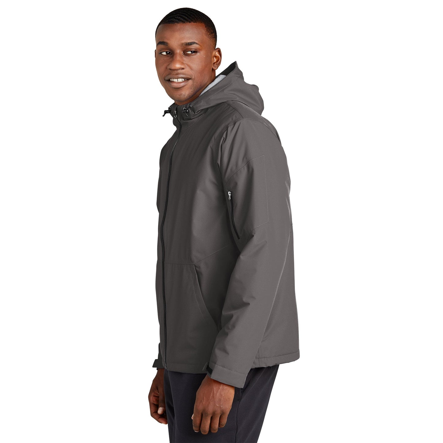Black Waterproof Jackets - Sport-Tek - Insulated Design