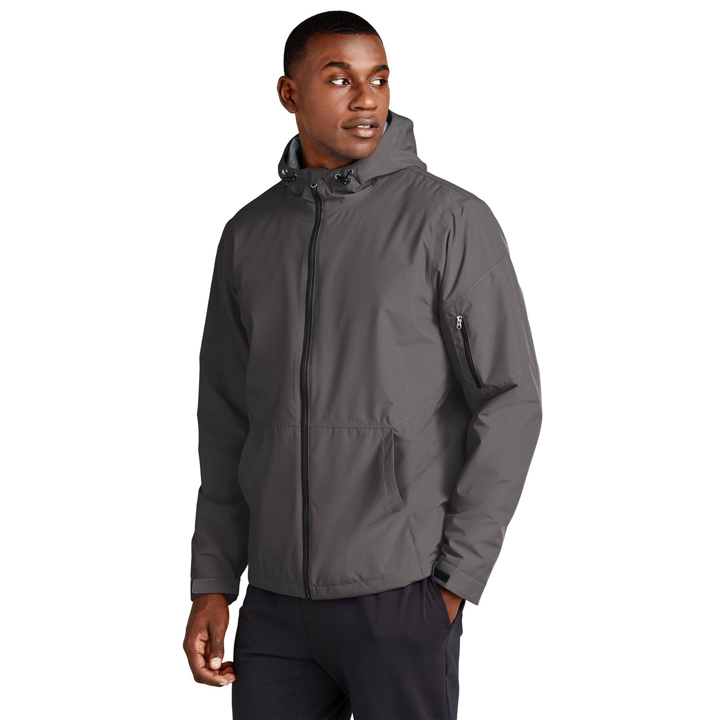 Black Waterproof Jackets - Sport-Tek - Insulated Design
