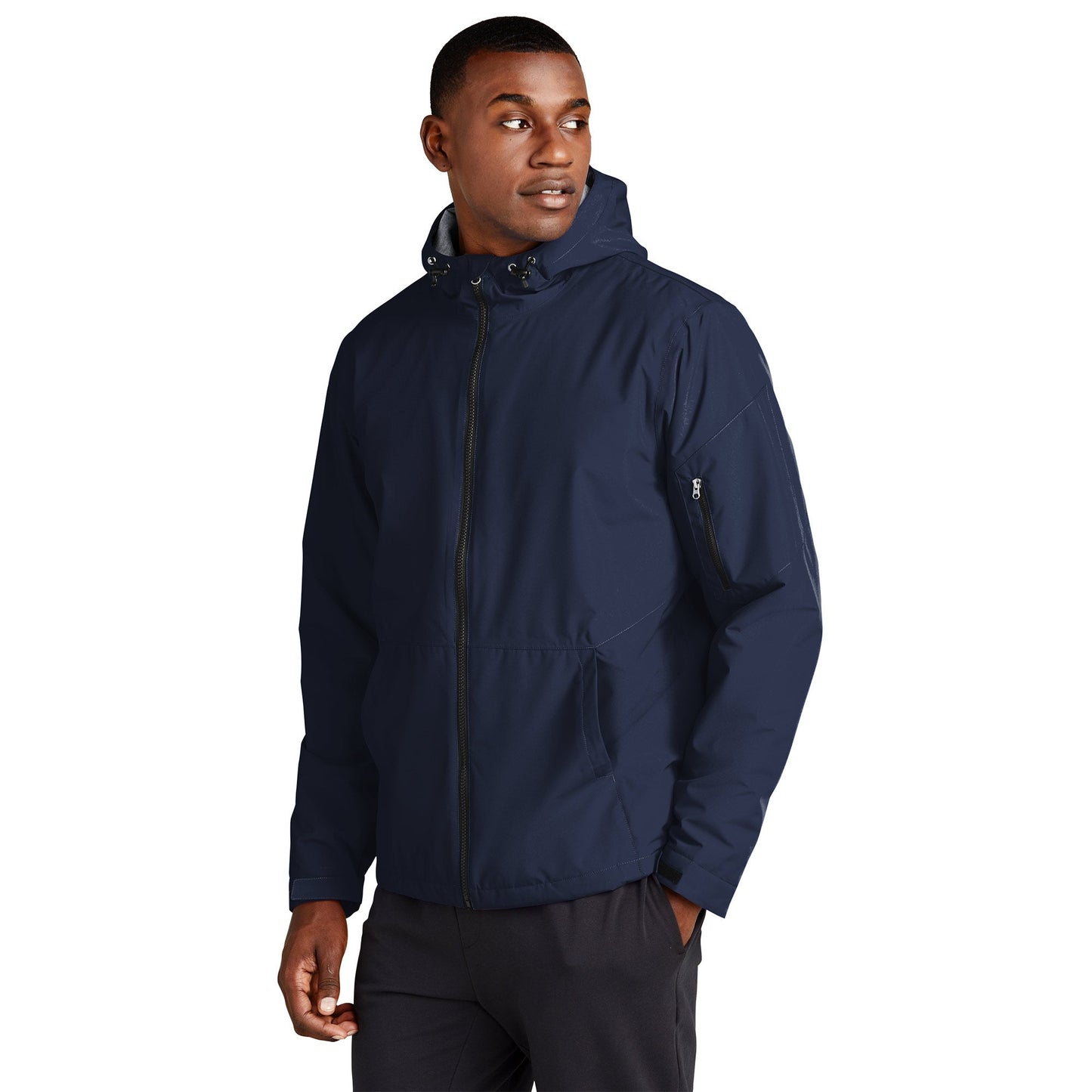 Black Waterproof Jackets - Sport-Tek - Insulated Design