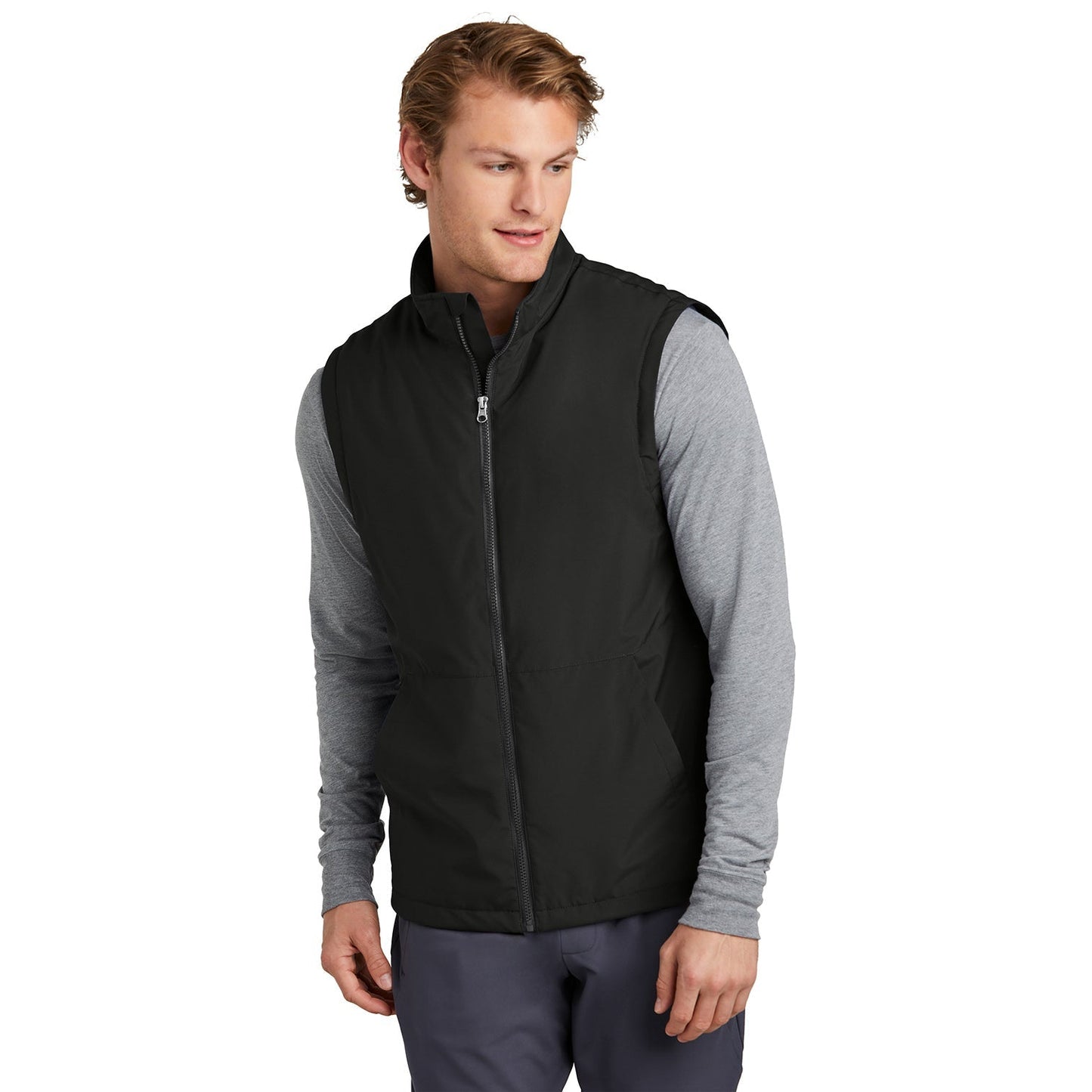 Black Insulated Vests - Sport-Tek - Warm Design