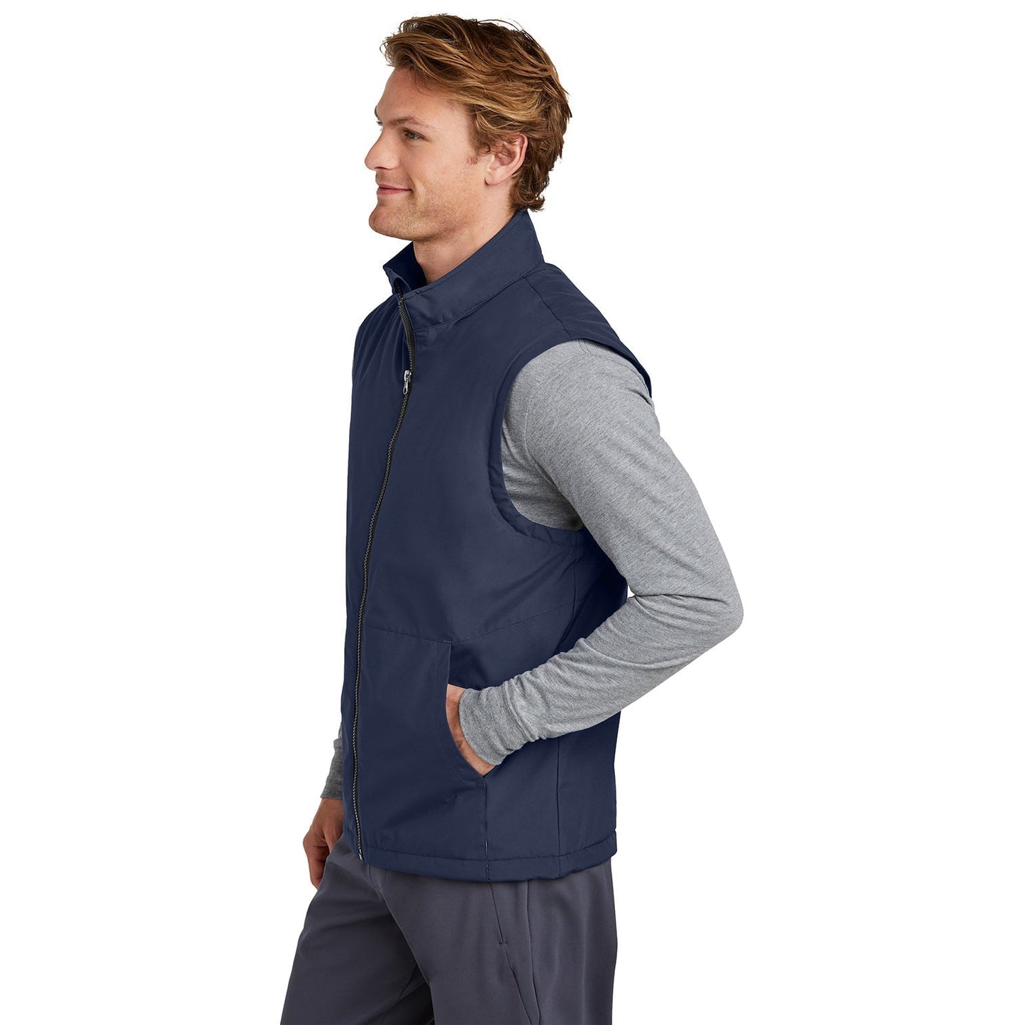 Black Insulated Vests - Sport-Tek - Warm Design