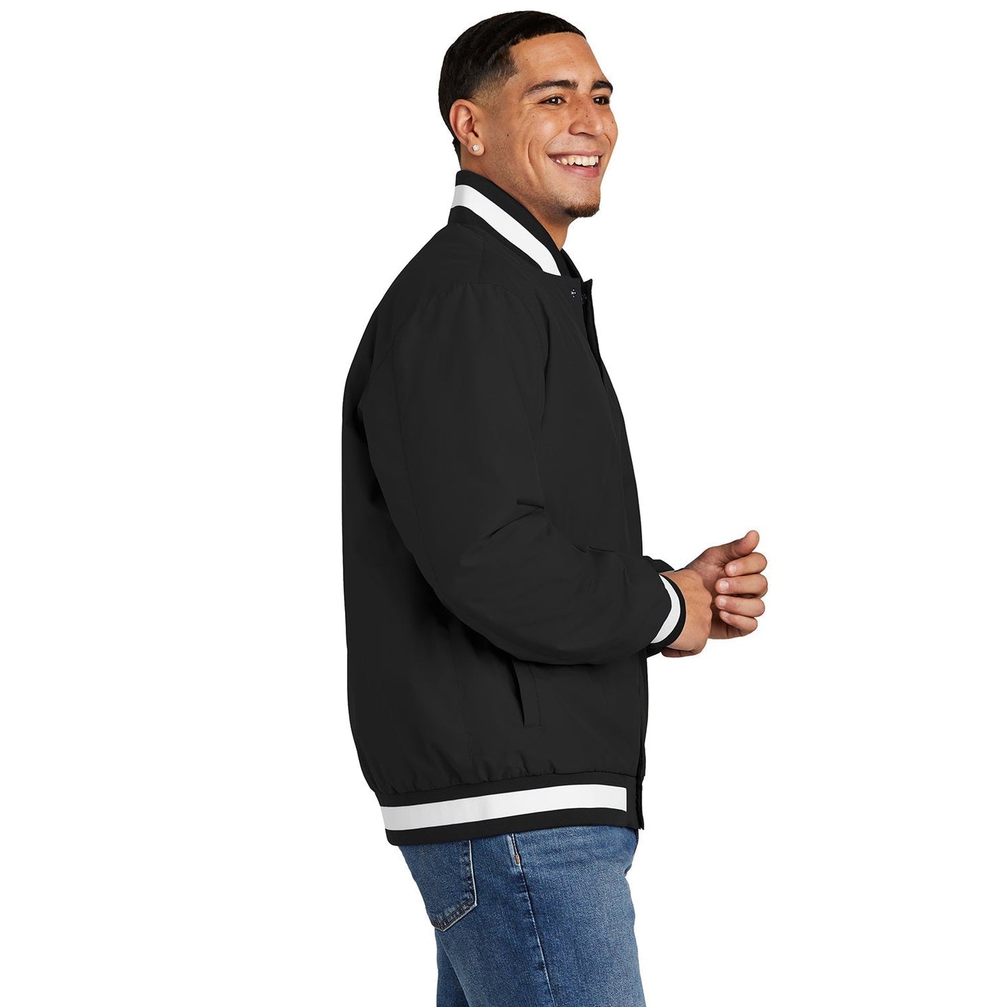 Black Insulated Jacket - Sport-Tek - Stylish Design