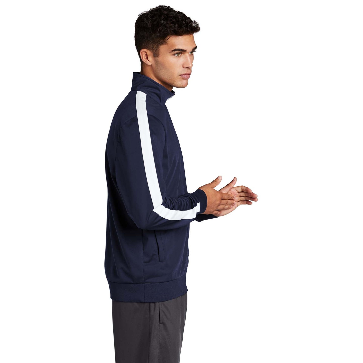 Black/Black Jacket - Sport-Tek - Soft Tricot Fabric