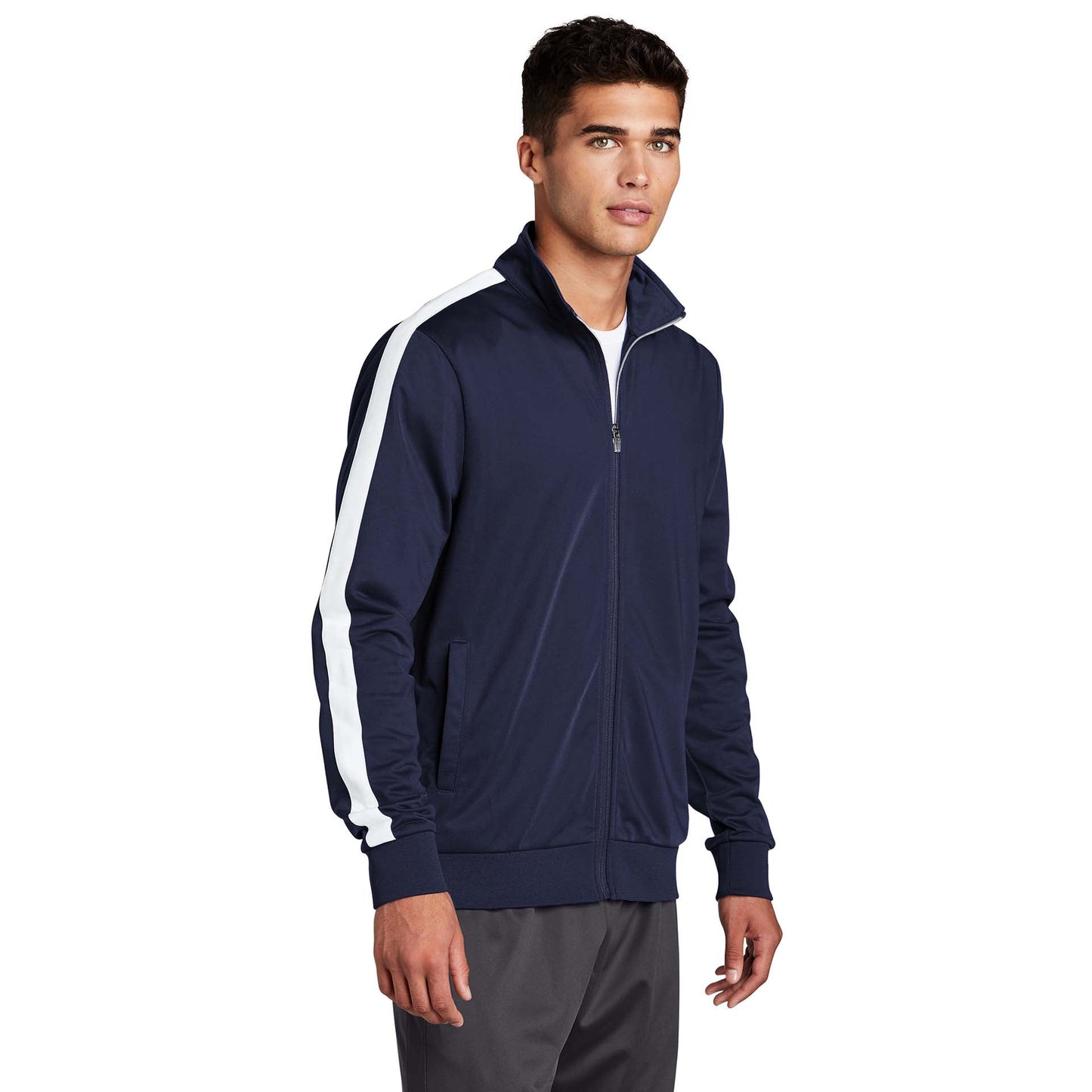 Black/Black Jacket - Sport-Tek - Soft Tricot Fabric