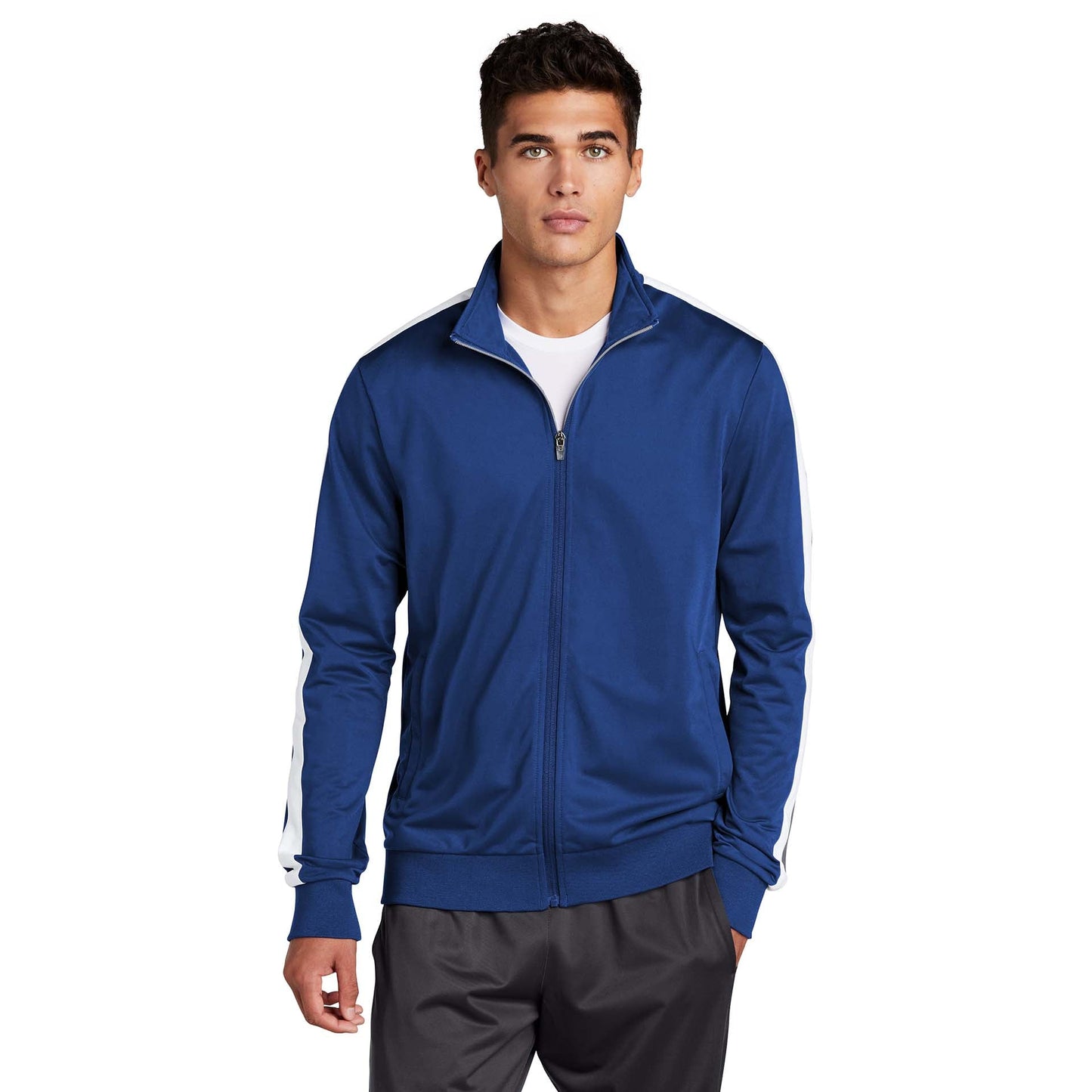 Black/Black Jacket - Sport-Tek - Soft Tricot Fabric