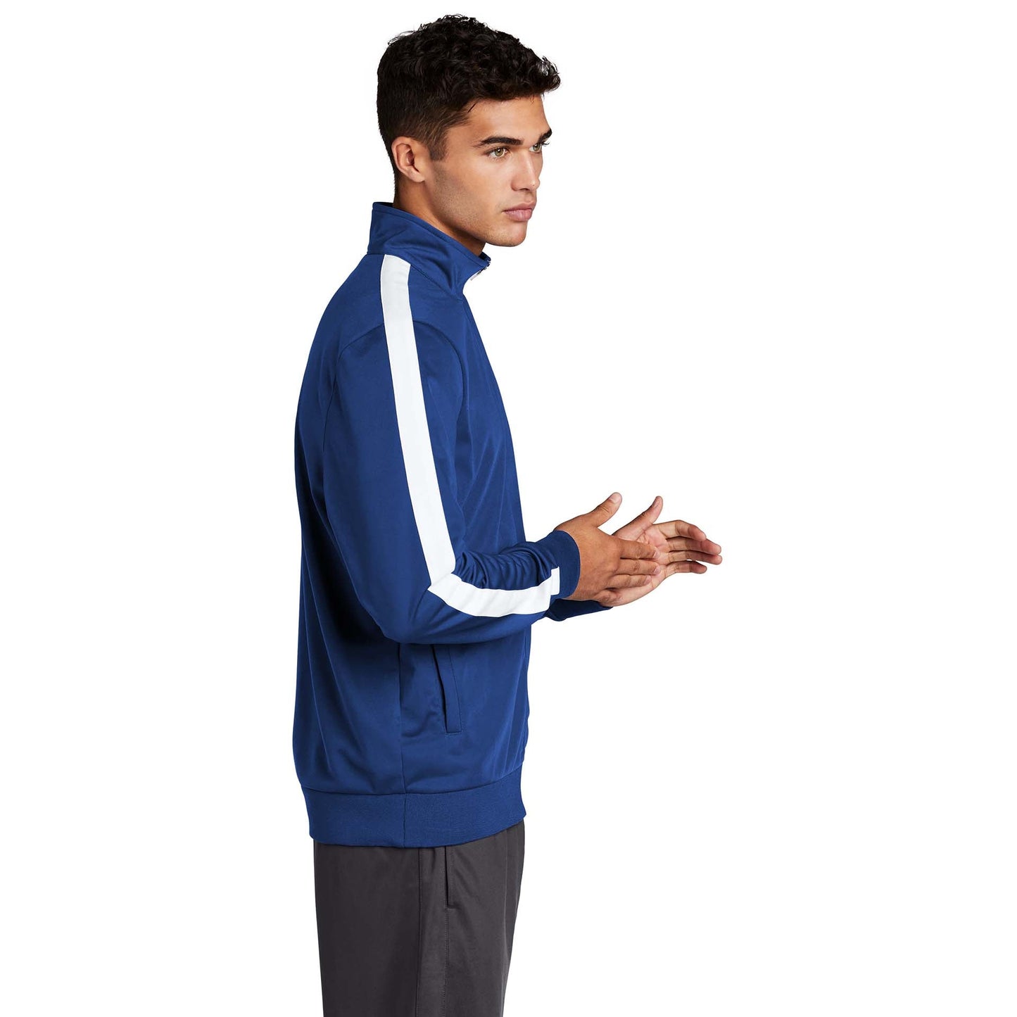 Black/Black Jacket - Sport-Tek - Soft Tricot Fabric