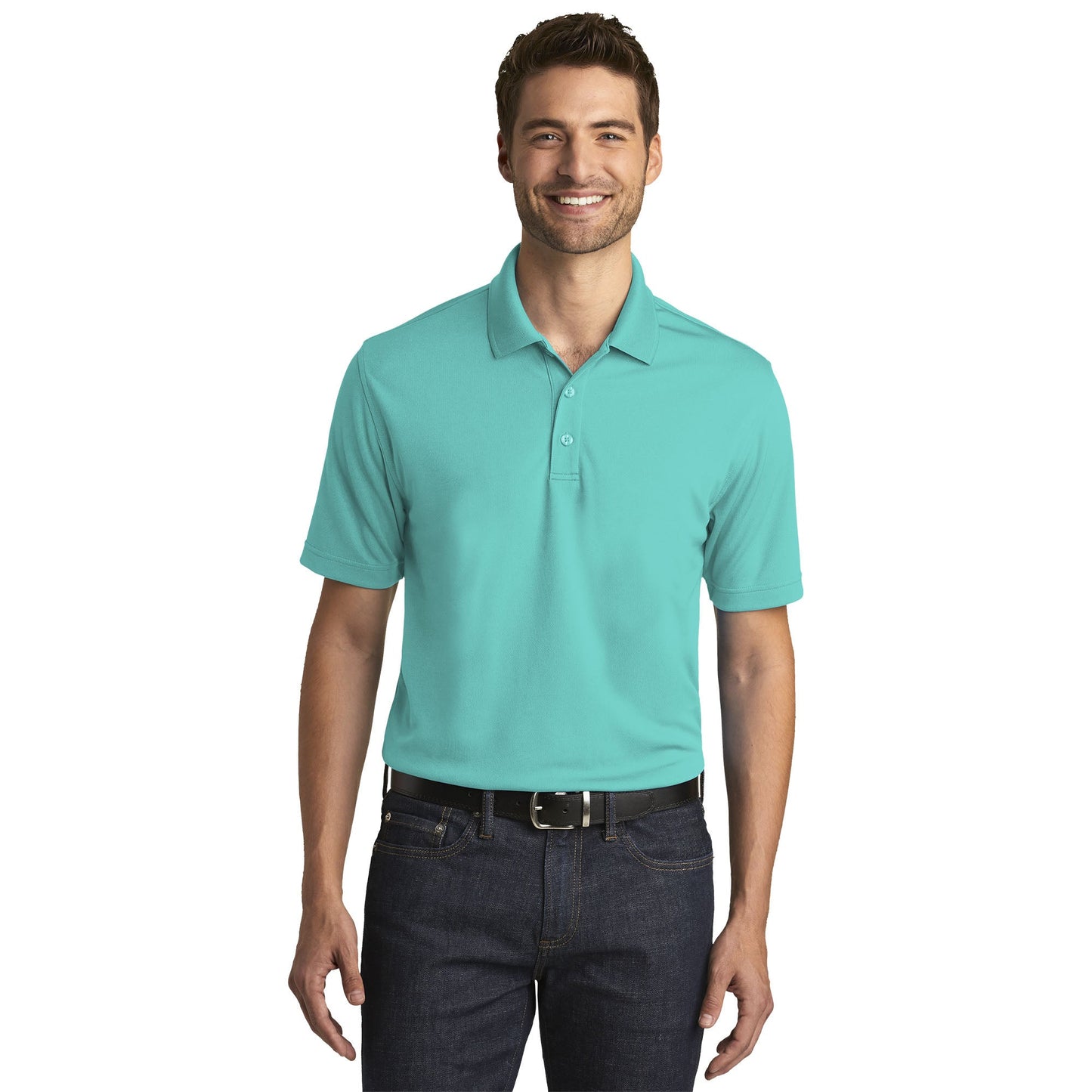 Bright Kelly Green Polo - Port Authority - Breathable Design