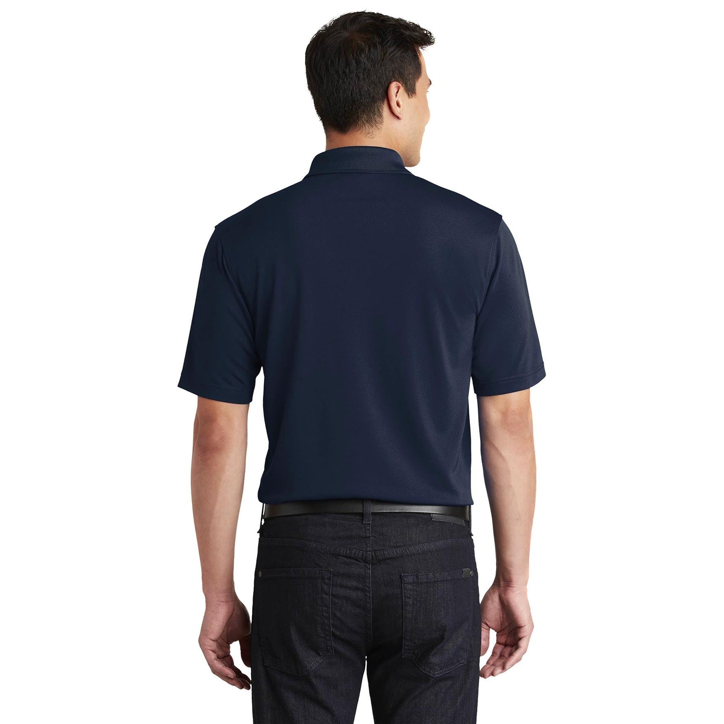 Deep Black Polo Shirt - Port Authority - Breathable Design