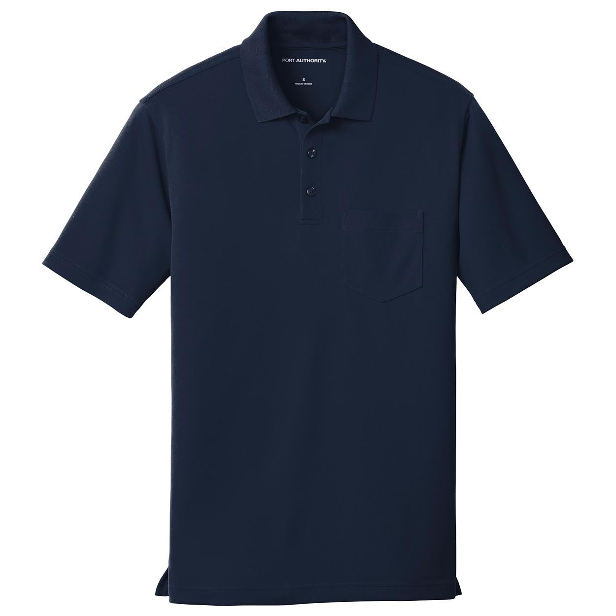 Deep Black Polo Shirt - Port Authority - Breathable Design