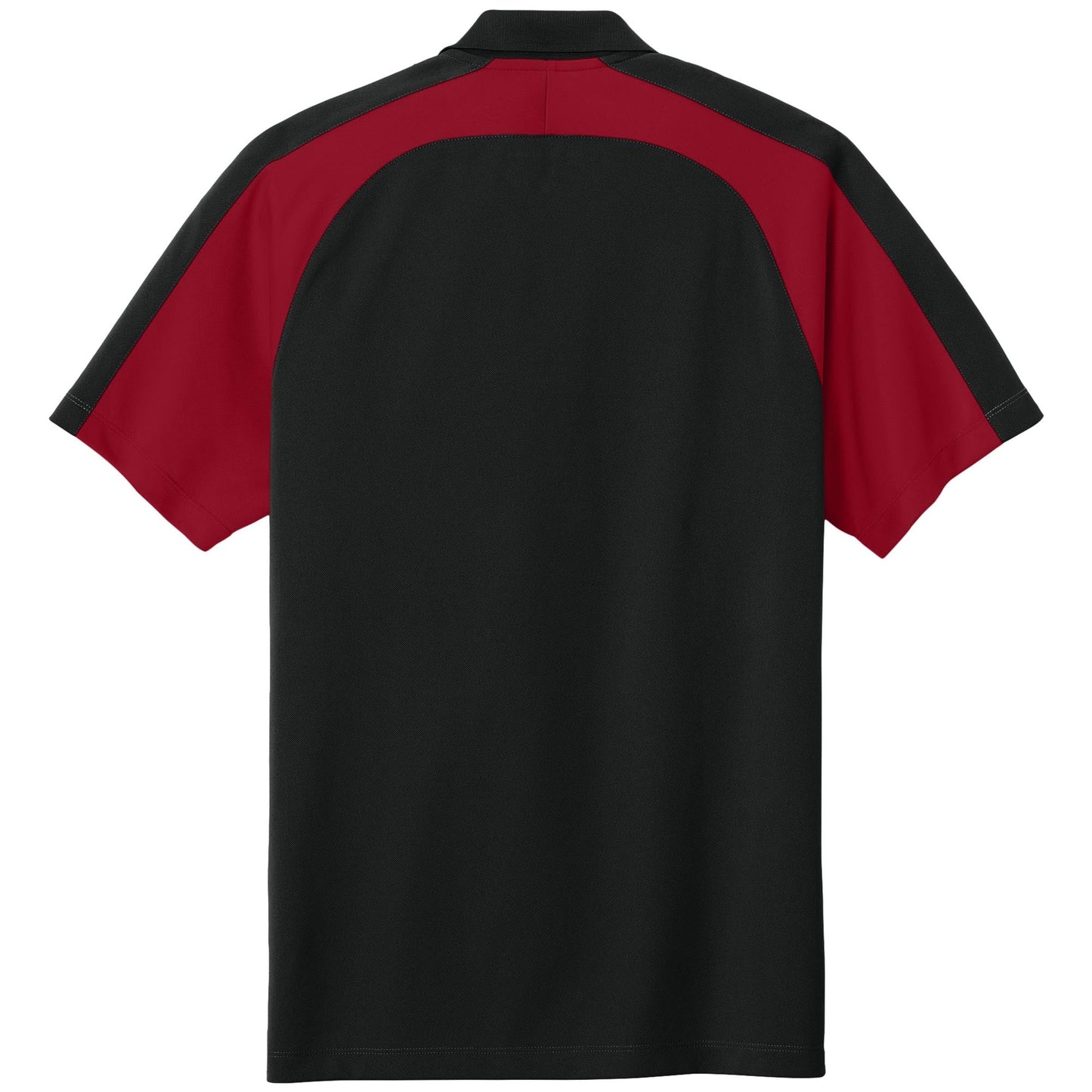 Deep Black/Rich Red Polo Shirt - Port Authority - Soft Fabric
