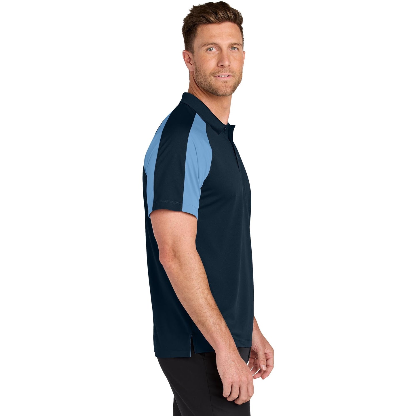 Deep Black/Rich Red Polo Shirt - Port Authority - Soft Fabric