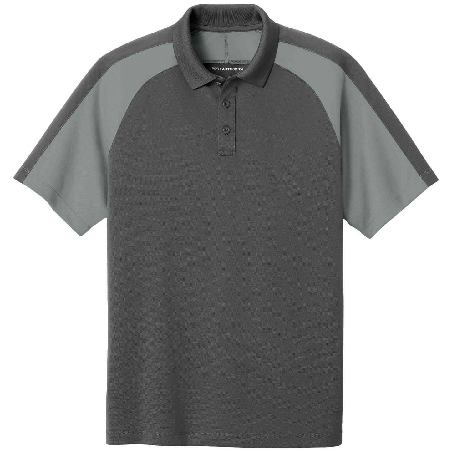 Deep Black/Rich Red Polo Shirt - Port Authority - Soft Fabric