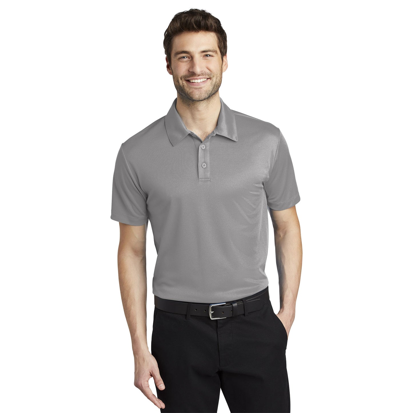 Black Polo Shirts - Port Authority - Soft Fabric