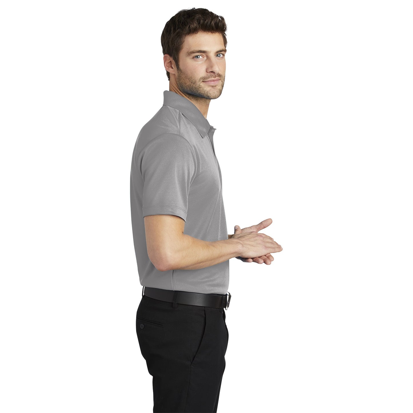 Black Polo Shirts - Port Authority - Soft Fabric