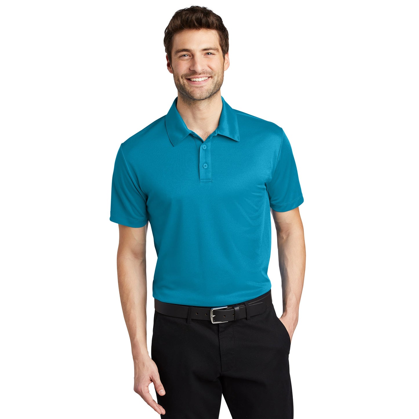 Black Polo Shirts - Port Authority - Soft Fabric