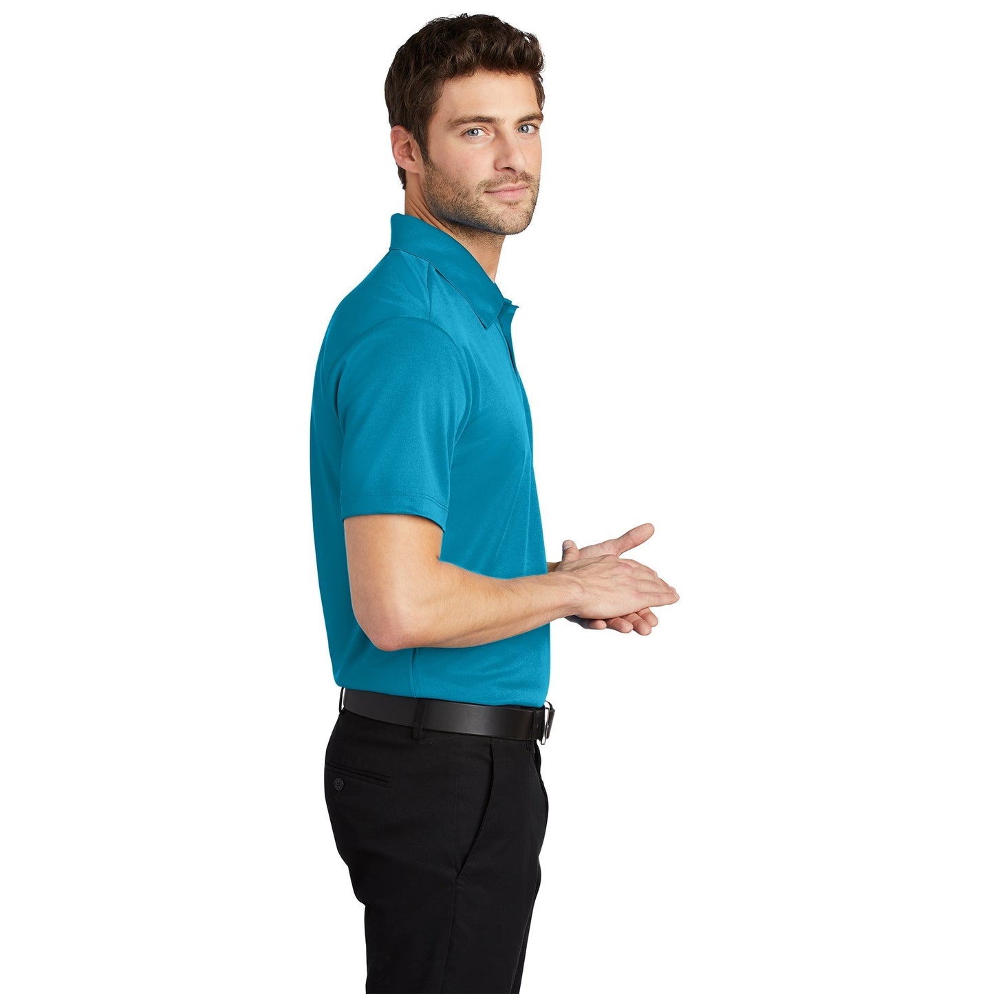 Black Polo Shirts - Port Authority - Soft Fabric
