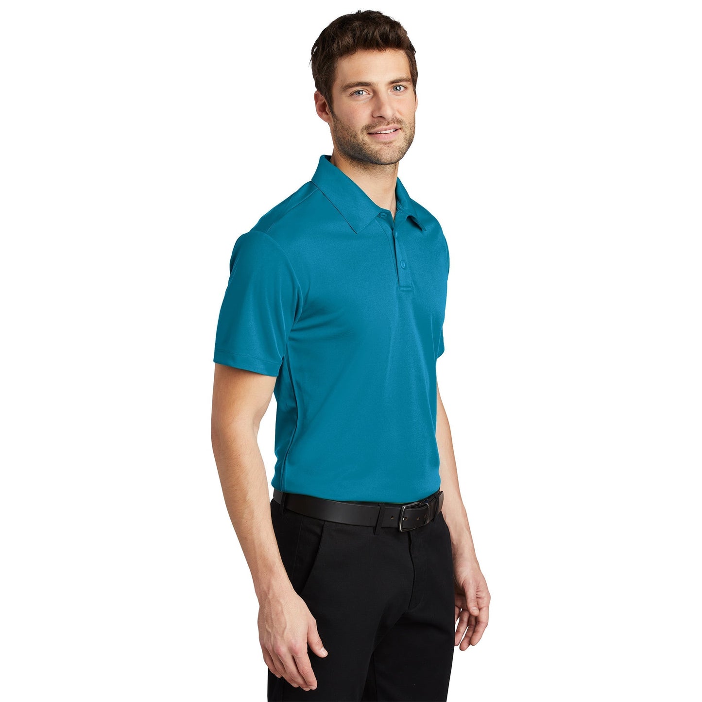 Black Polo Shirts - Port Authority - Soft Fabric